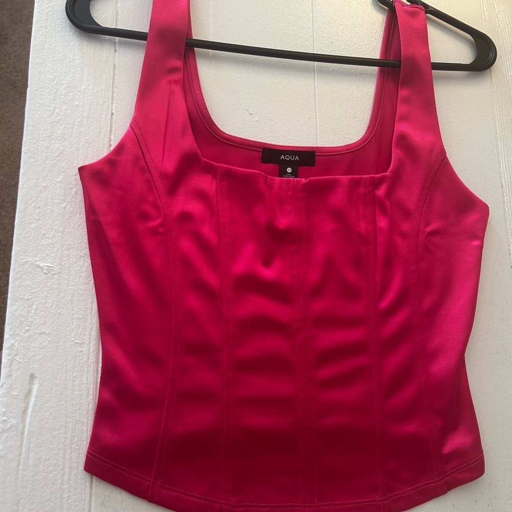 Aqua Women's Fuchsia Camisole Top